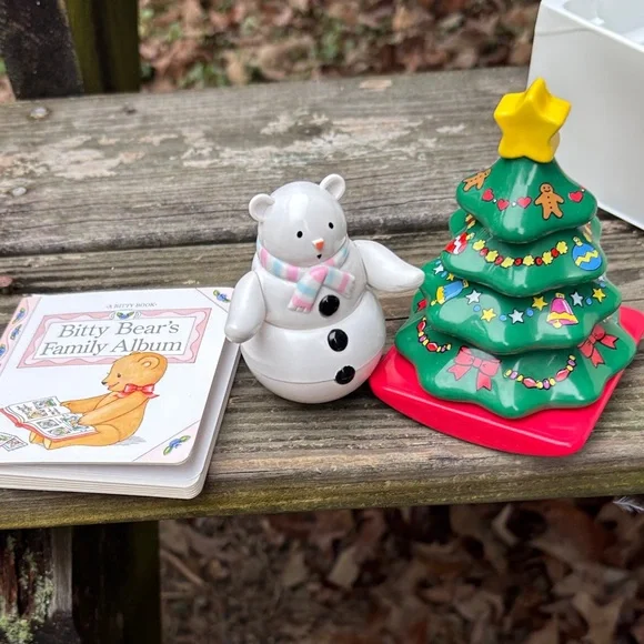 Bitty Baby Stackable Tree -musical bear- family album book all good used shape - Picture 1 of 4